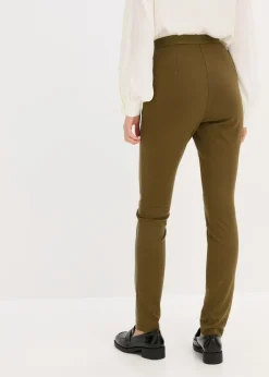 Sale Pantalón de piel sintética en mezcla Punto di Roma Mujer Pantalones