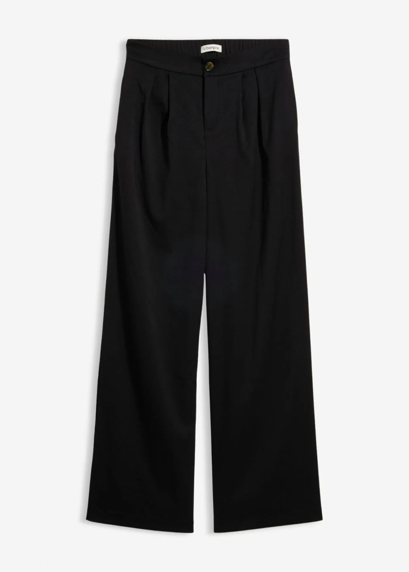 Pantalón de pinzas con viscosa Mujer Pantalones