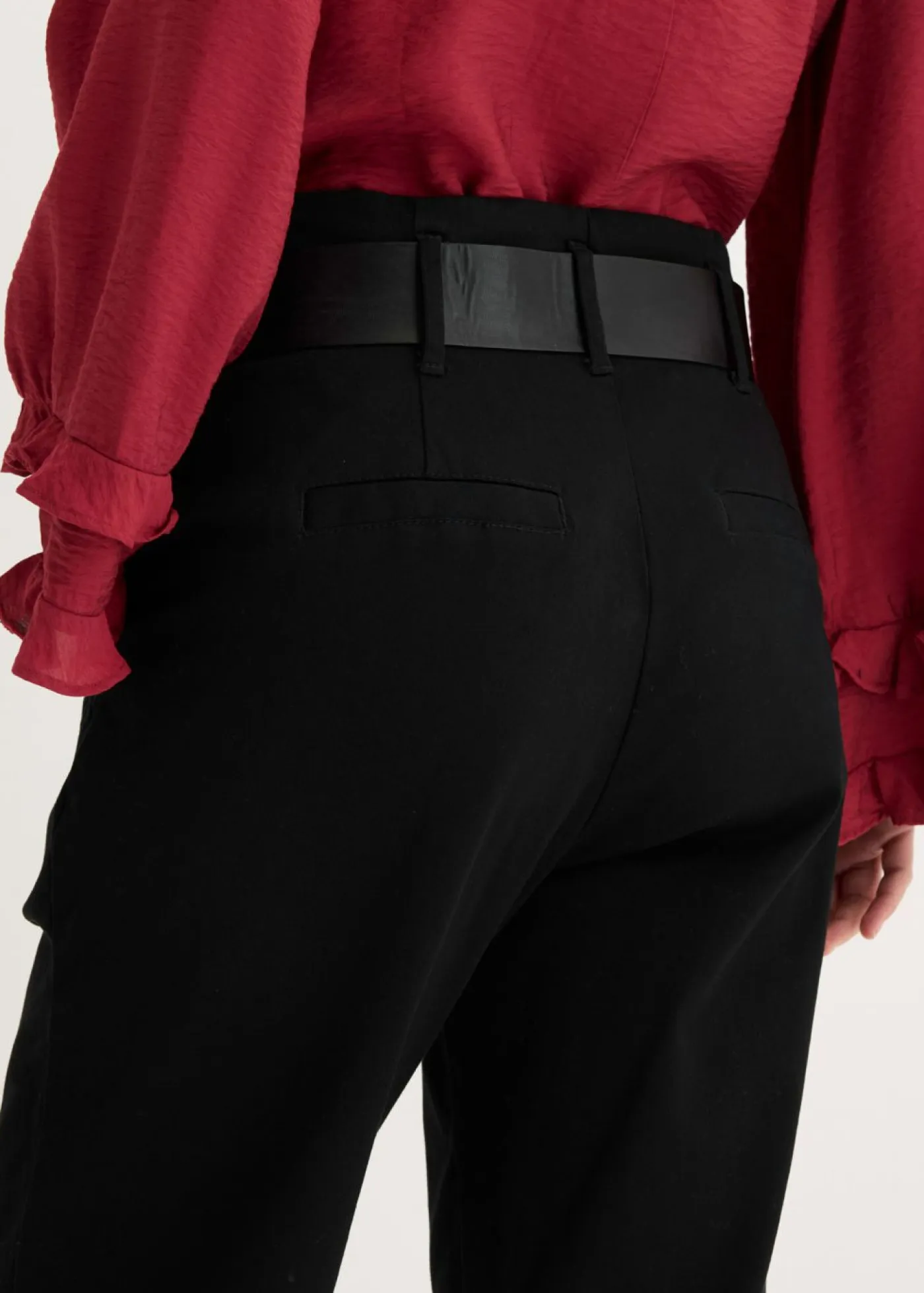 Best Pantalón de pinzas de algodón Mujer Pantalones