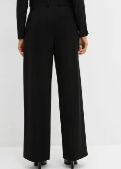 Discount Pantalón de pinzas de mezcla de viscosa Mujer Esenciales|Pantalones