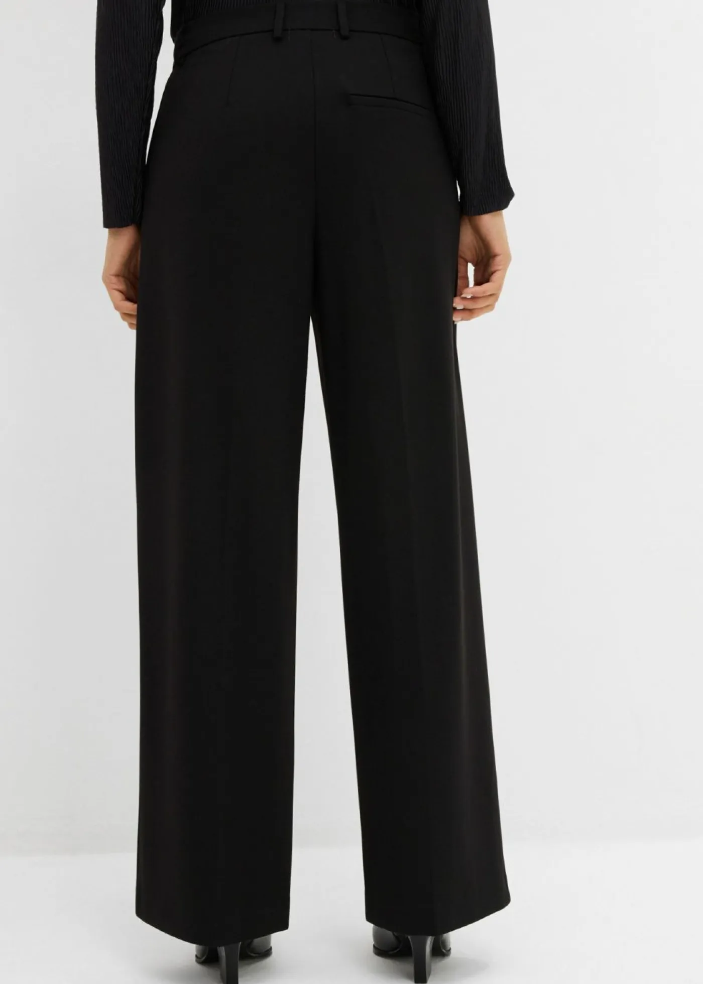 Discount Pantalón de pinzas de mezcla de viscosa Mujer Esenciales|Pantalones