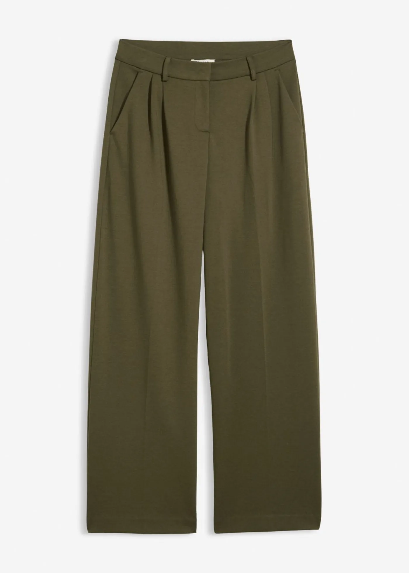 Hot Pantalón de pinzas de mezcla de viscosa Mujer Esenciales|Pantalones