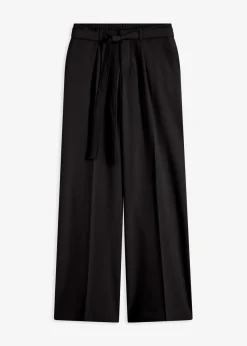Sale Pantalón de pinzas de mezcla de viscosa Mujer Pantalones