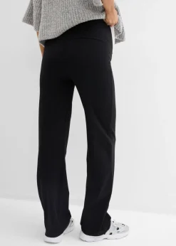 Online Pantalón de punto 2 en 1 con cinturilla doblada para durante y después del embarazo Mujer Premamá