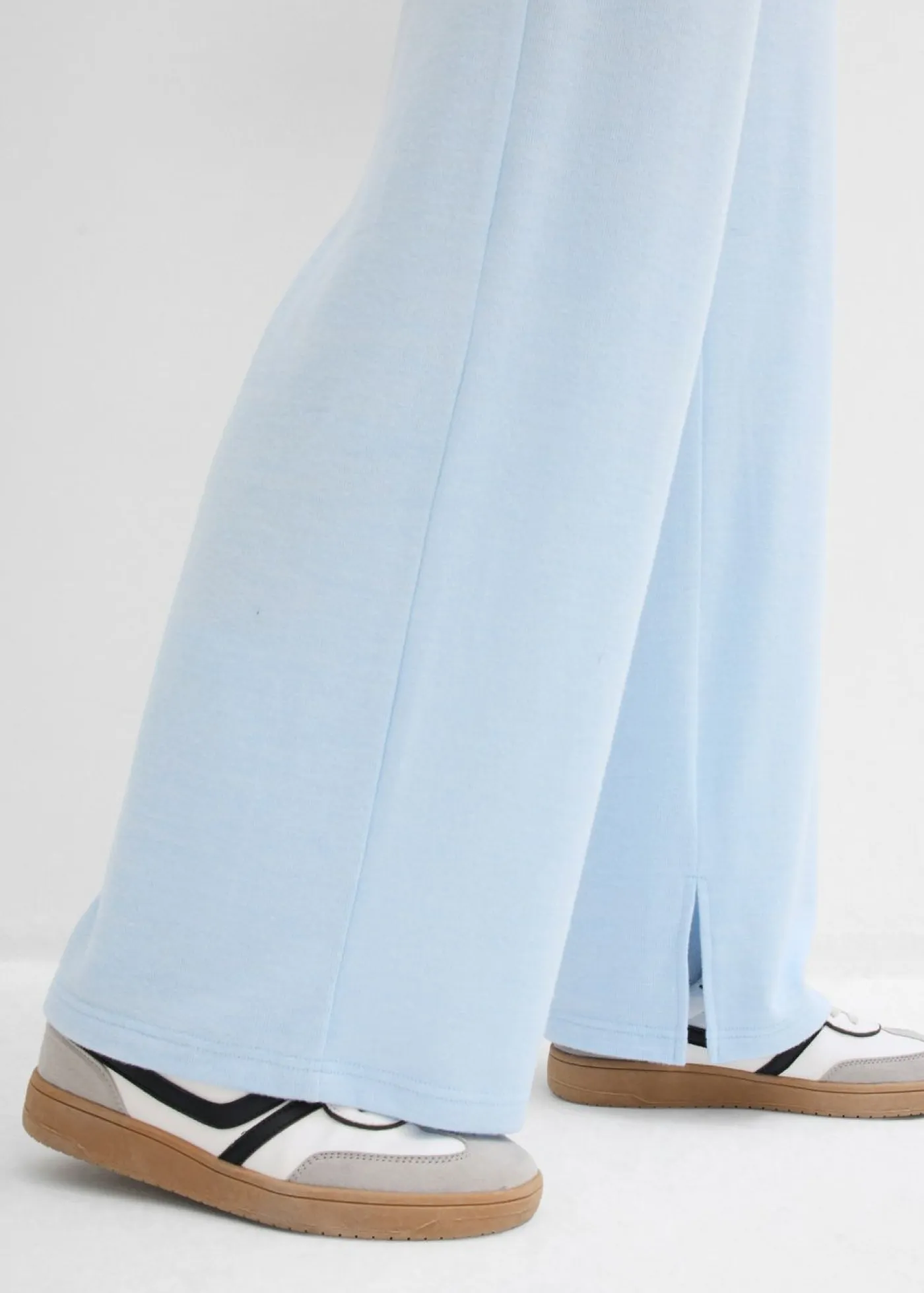 New Pantalón de punto con aspecto de punto Mujer Pantalones