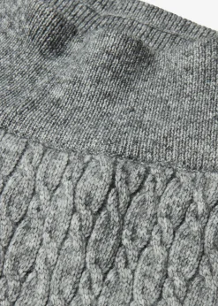 Sale Pantalón de punto con patrón trenzado Mujer Pantalones