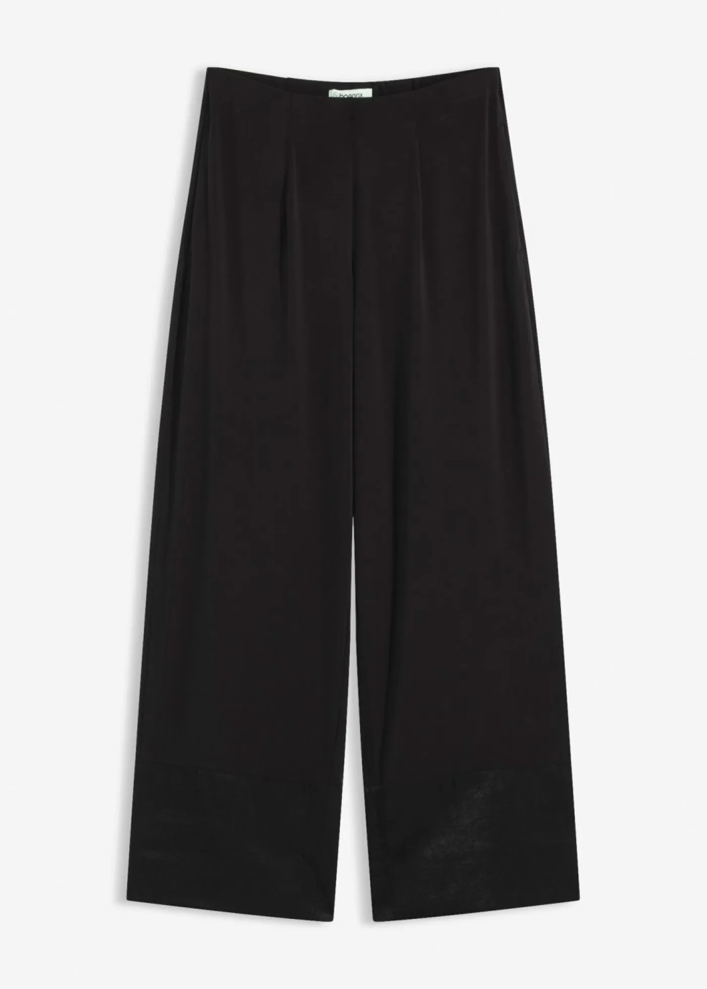 Best Pantalón de punto con ribetes de satén Mujer Pantalones
