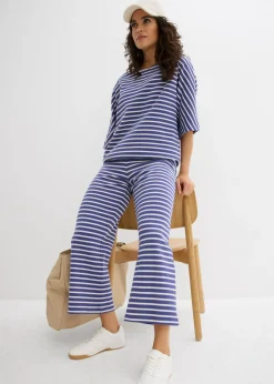 Clearance Pantalón de punto de algodón estructurado Mujer Pantalones