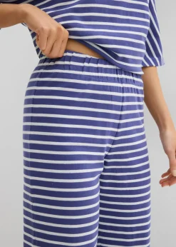 Clearance Pantalón de punto de algodón estructurado Mujer Pantalones