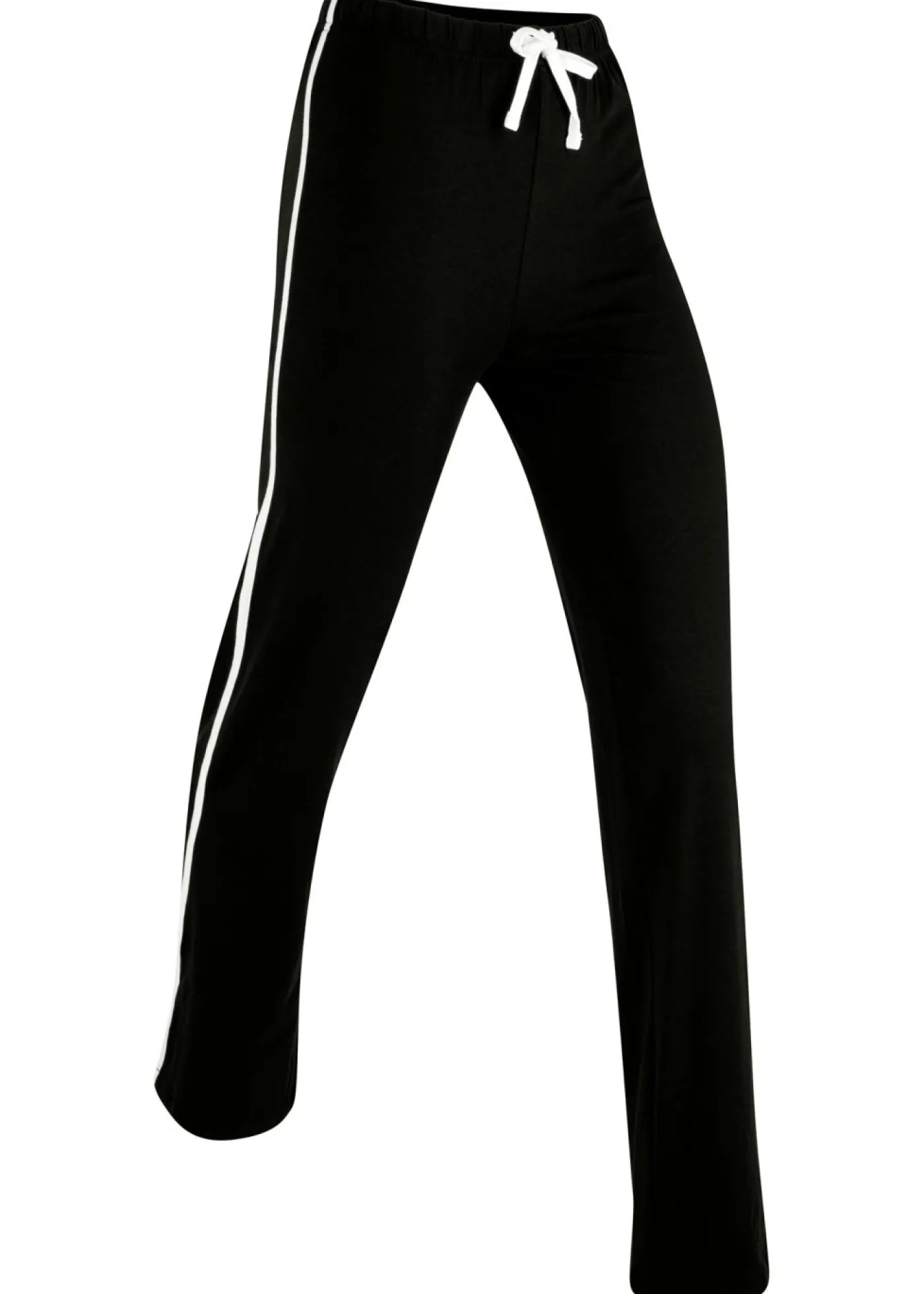 Discount Pantalón de punto de algodón con elástico Mujer Básicos|Pantalones