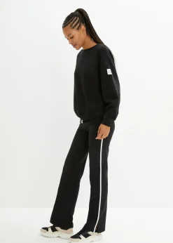 Discount Pantalón de punto de algodón con elástico Mujer Básicos|Pantalones