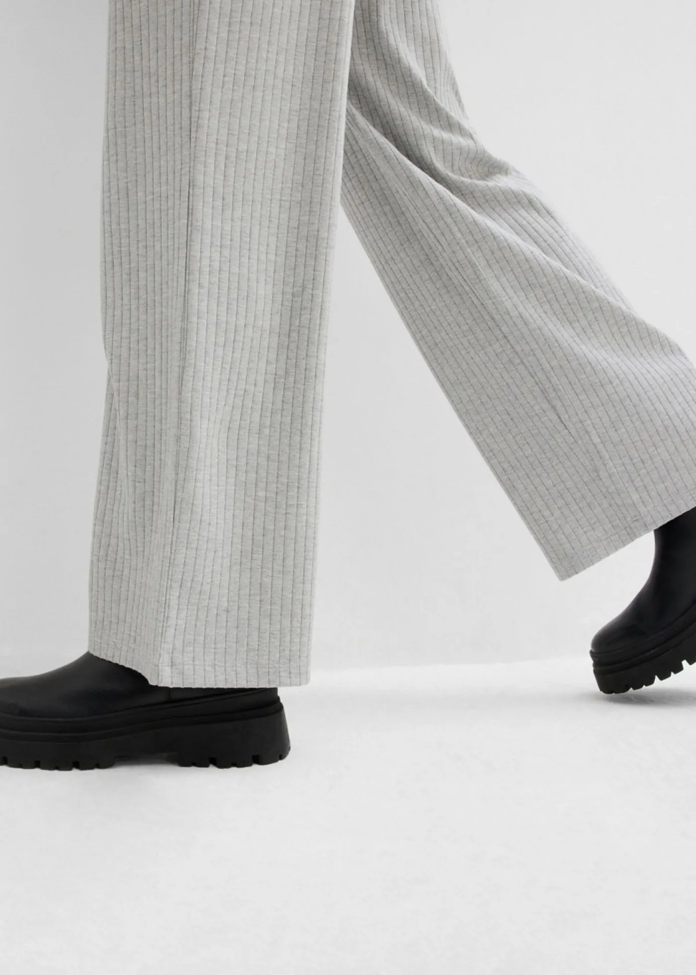 Sale Pantalón de punto de canalé (2 unidades) Mujer Pantalones