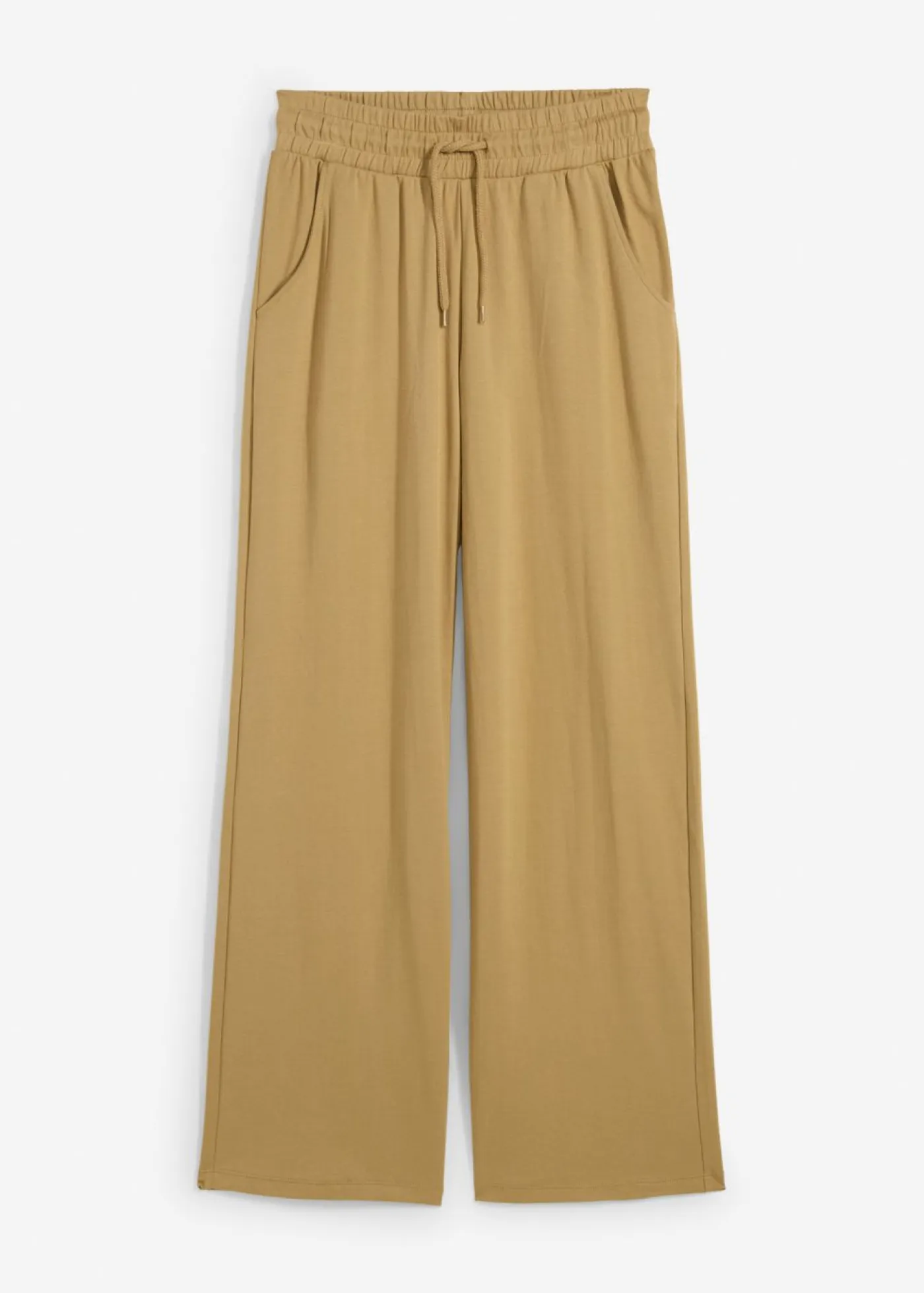 Discount Pantalón de punto de interlock Mujer Pantalones