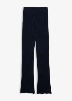 Sale Pantalón de punto de mezcla de viscosa suave Mujer Pantalones