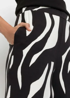 New Pantalón de punto de mezcla de viscosa suave Mujer Pantalones