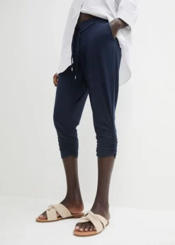 Discount Pantalón de punto de mezcla de algodón Mujer Pantalones