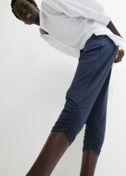Discount Pantalón de punto de mezcla de algodón Mujer Pantalones