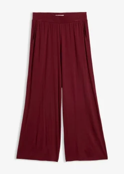 Discount Pantalón de punto de mezcla de viscosa fluida, largo 7/8 Mujer Pantalones|Novedades