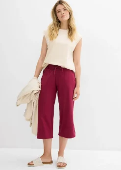 Hot Pantalón de punto de mezcla de algodón Mujer Pantalones