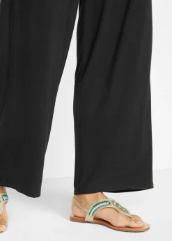 Clearance Pantalón de punto de mezcla de viscosa fluida Mujer Pantalones|Novedades