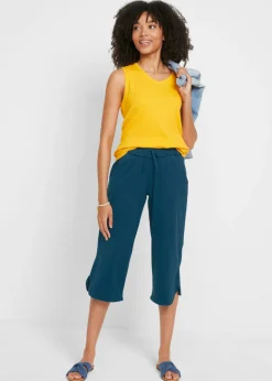 Online Pantalón de punto de mezcla de algodón Mujer Pantalones