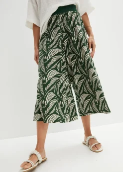 Sale Pantalón de punto de mezcla de viscosa sostenible Mujer Pantalones