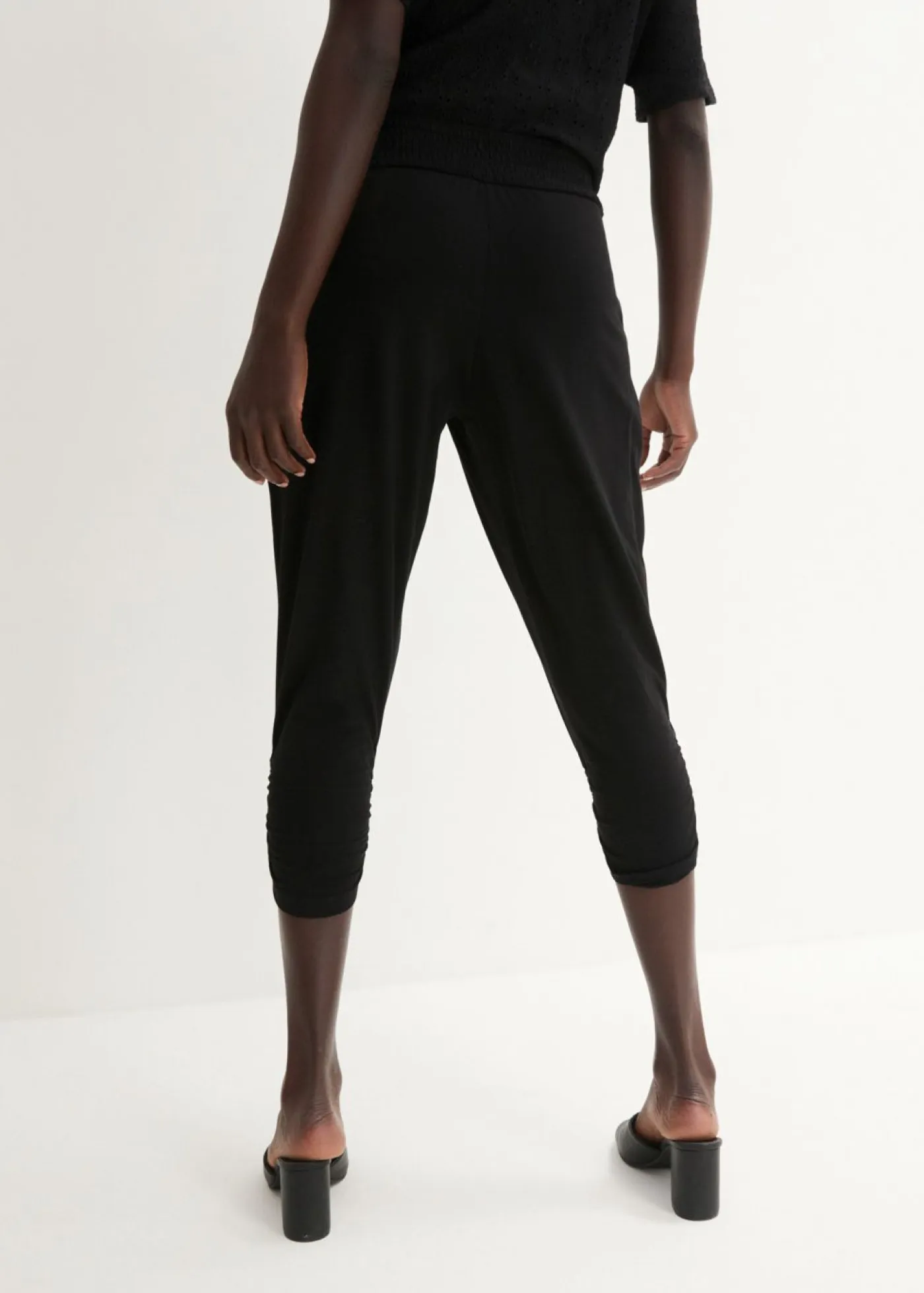 Discount Pantalón de punto de mezcla de algodón Mujer Pantalones