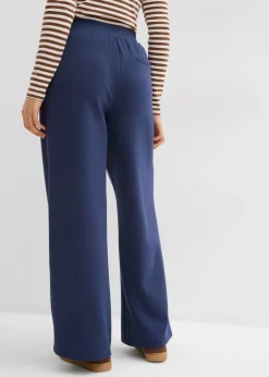Clearance Pantalón de punto de neopreno con pinzas Mujer Ropa Cómoda|Pantalones