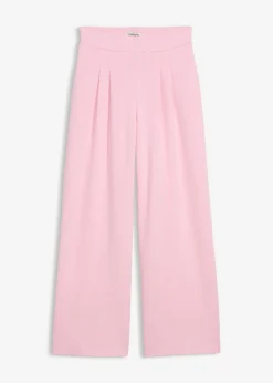 Sale Pantalón de punto de neopreno con pinzas Mujer Ropa Cómoda|Pantalones