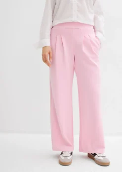 Sale Pantalón de punto de neopreno con pinzas Mujer Ropa Cómoda|Pantalones