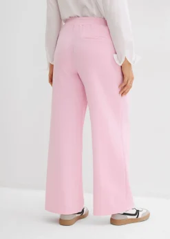 Sale Pantalón de punto de neopreno con pinzas Mujer Ropa Cómoda|Pantalones