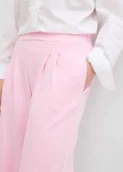 Sale Pantalón de punto de neopreno con pinzas Mujer Ropa Cómoda|Pantalones