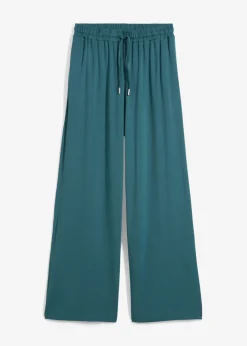 Clearance Pantalón de punto de viscosa fluida Mujer Básicos|Pantalones
