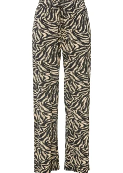 Hot Pantalón de punto de viscosa fluida Mujer Pantalones