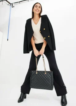 Clearance Pantalón de Punto di Roma Mujer Pantalones