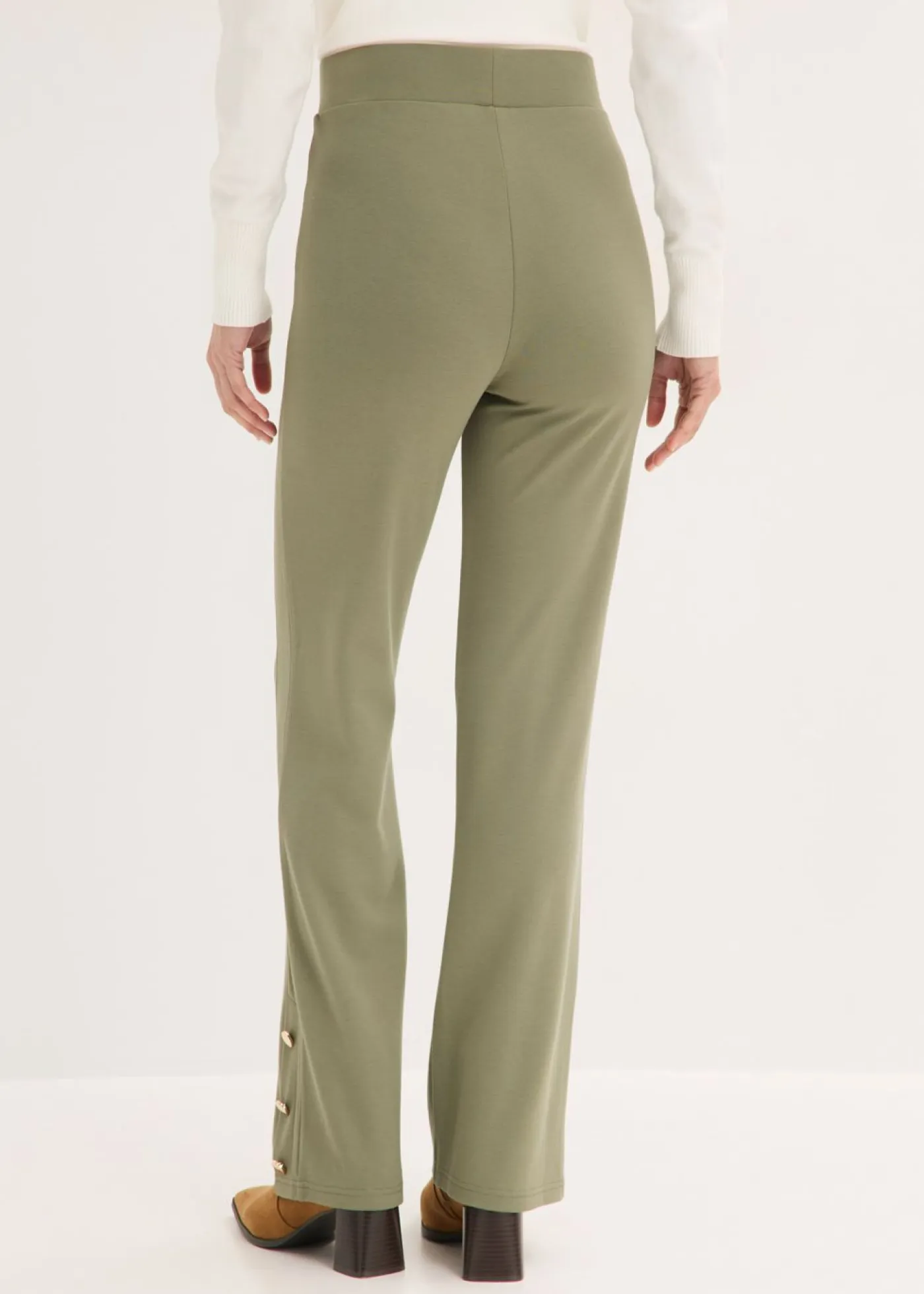 Pantalón de Punto di Roma Mujer Pantalones