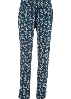 New Pantalón de punto en mezcla de viscosa Mujer Pantalones