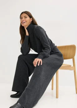 Outlet Pantalón de punto fino Mujer Pantalones