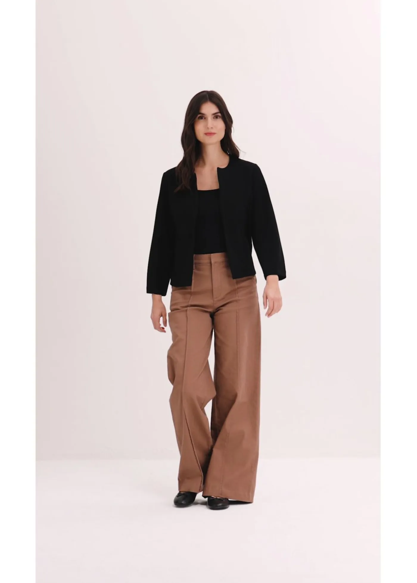 Pantalón de sarga Mujer Pantalones|Novedades