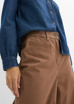 Outlet Pantalón de sarga Mujer Pantalones