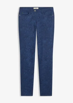 Discount Pantalón de sarga con estampado elegante Mujer Pantalones