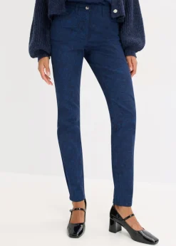 Discount Pantalón de sarga con estampado elegante Mujer Pantalones