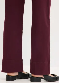 New Pantalón de sarga con ribete y bolsillo Mujer Pantalones