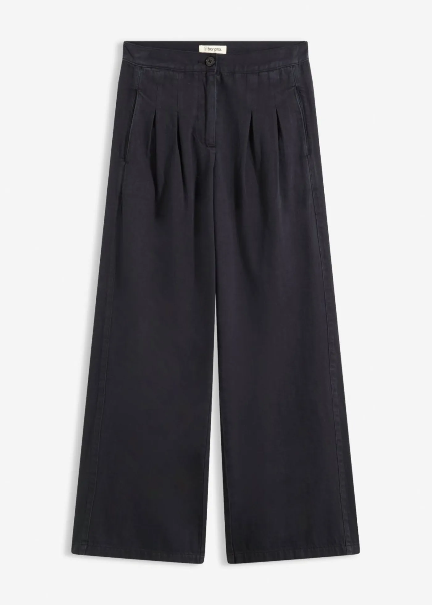 Outlet Pantalón de sarga de algodón puro Mujer Esenciales|Pantalones