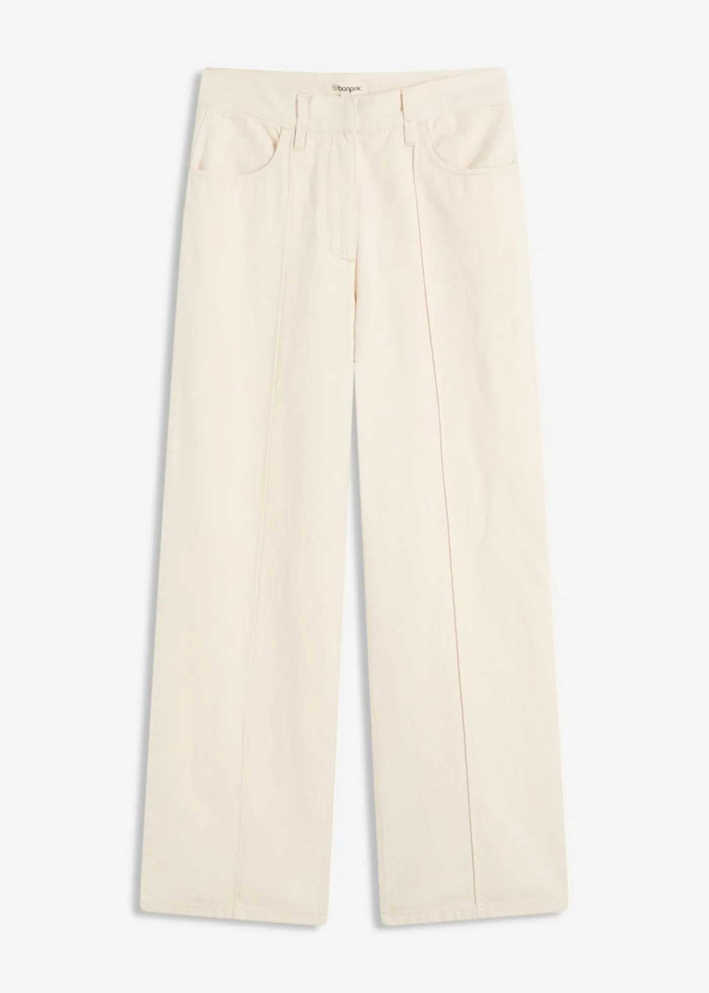 New Pantalón de sarga de algodón puro Mujer Pantalones