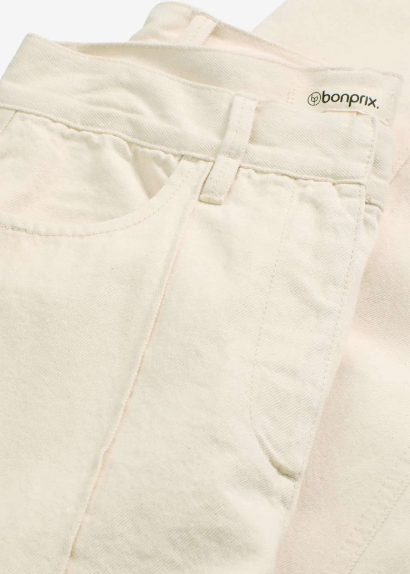 New Pantalón de sarga de algodón puro Mujer Pantalones