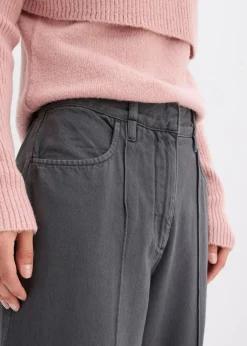 Sale Pantalón de sarga de algodón puro Mujer Pantalones