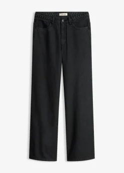 Outlet Pantalón de sarga de algodón orgánico puro Mujer Pantalones|Tallas Pequeñas