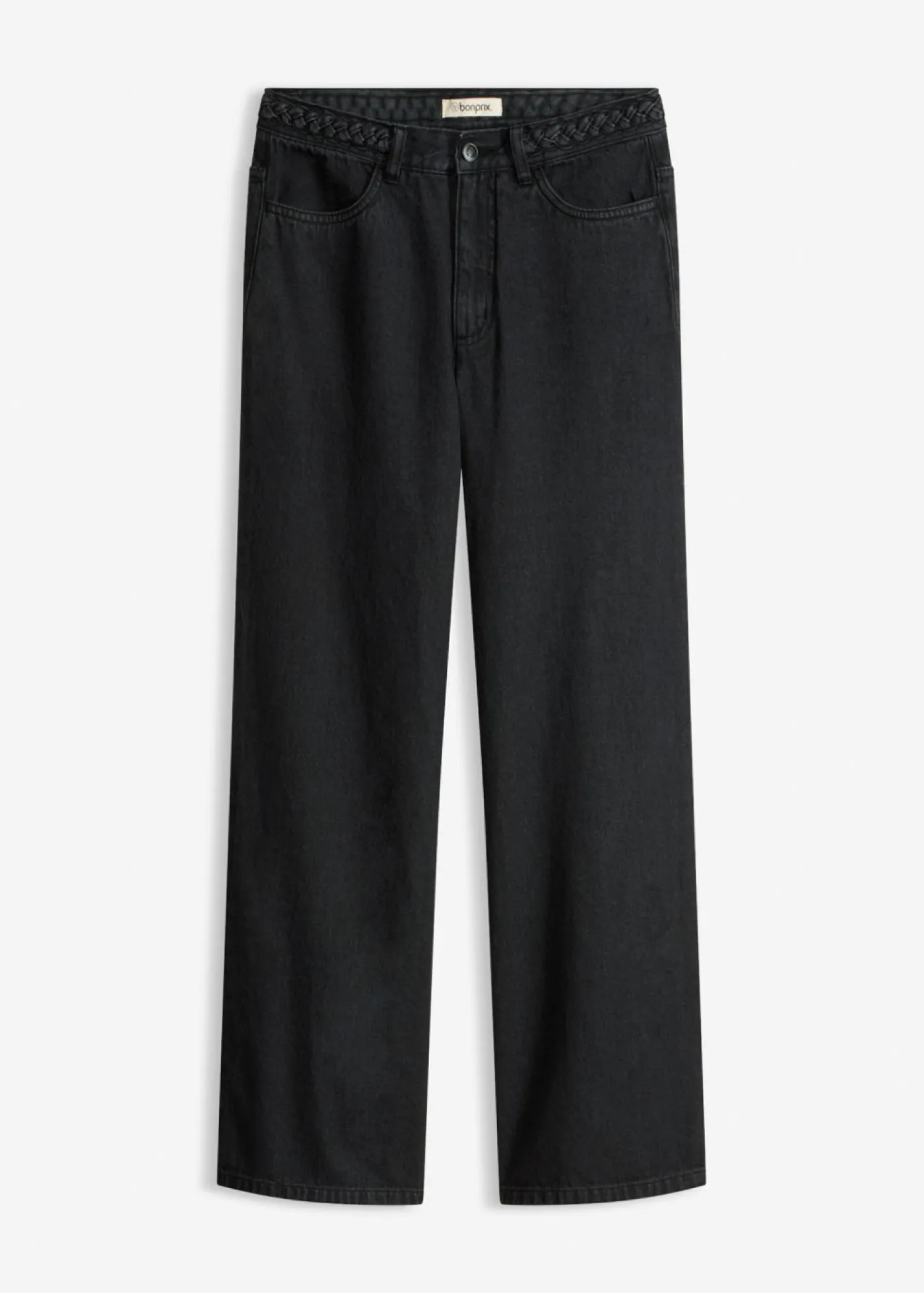 Outlet Pantalón de sarga de algodón orgánico puro Mujer Pantalones|Tallas Pequeñas