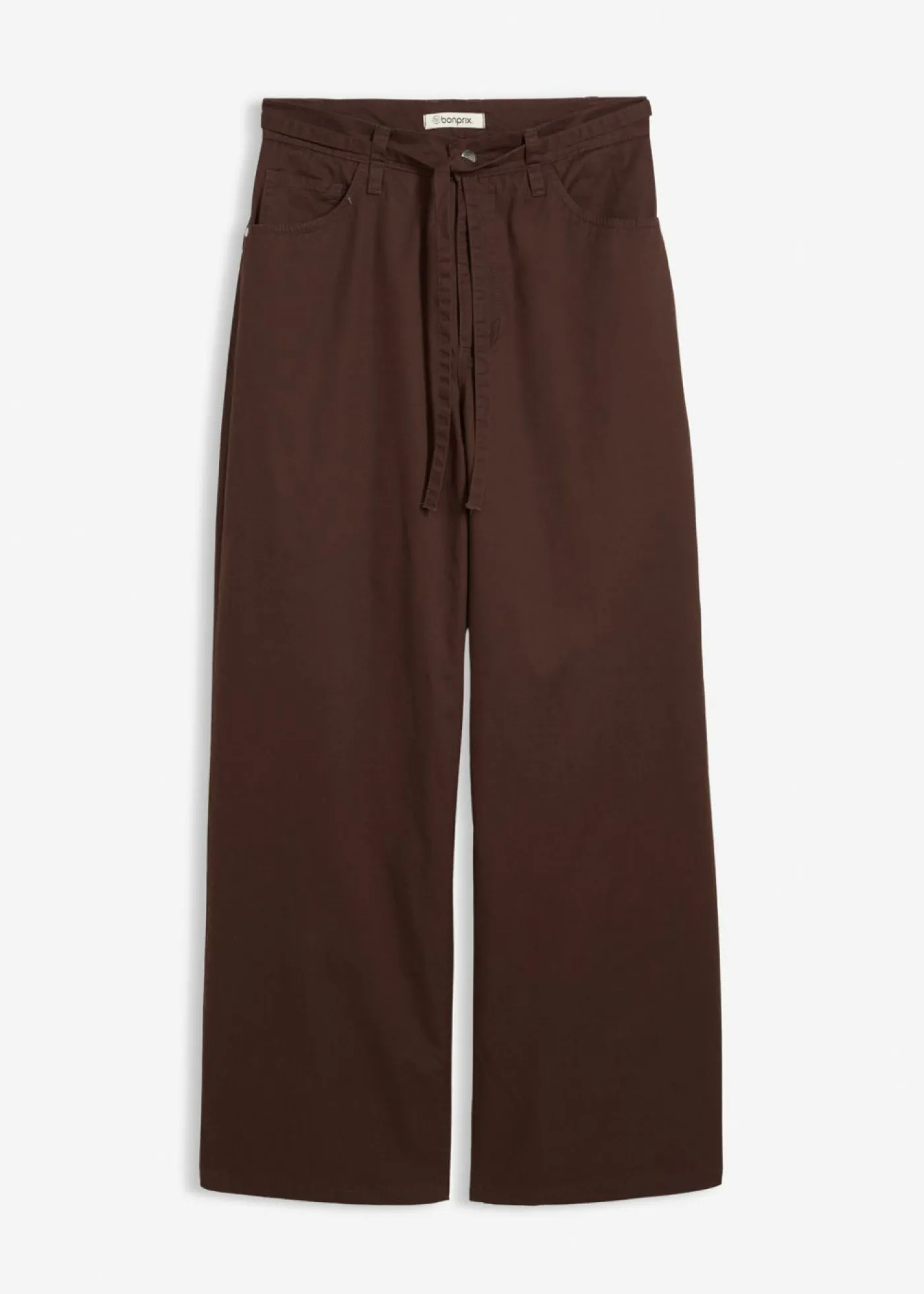 Pantalón de sarga de algodón puro Mujer Pantalones